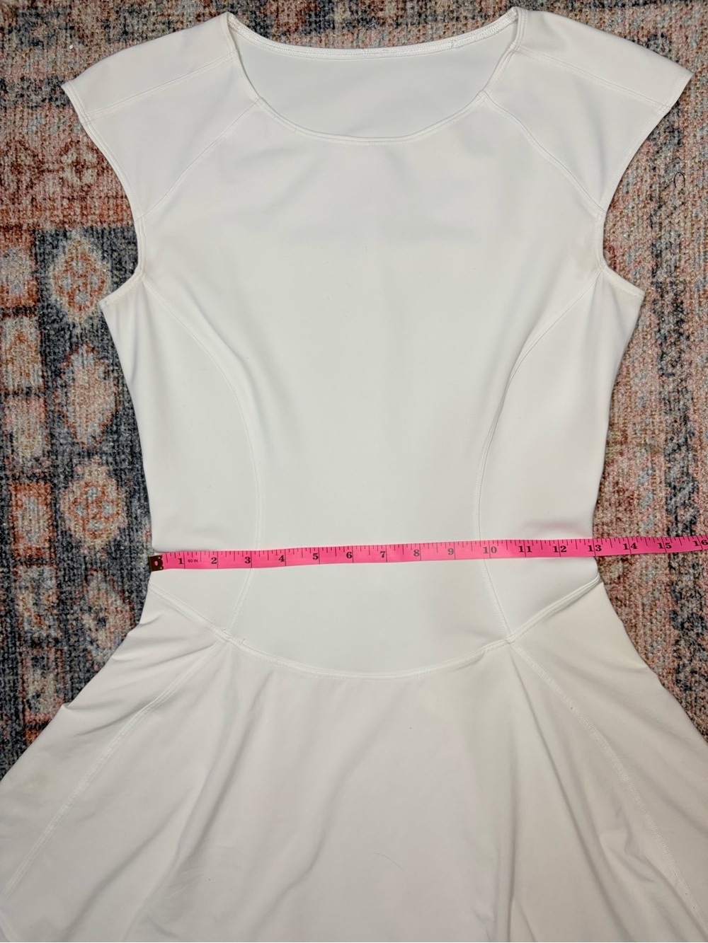 Lululemon Everlux Mesh-Back Tennis Dress white size 8 - Picture 14 of 16